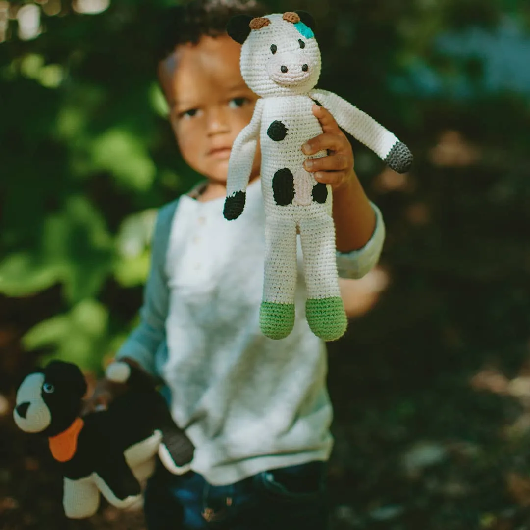 Crocheted Cow Plush