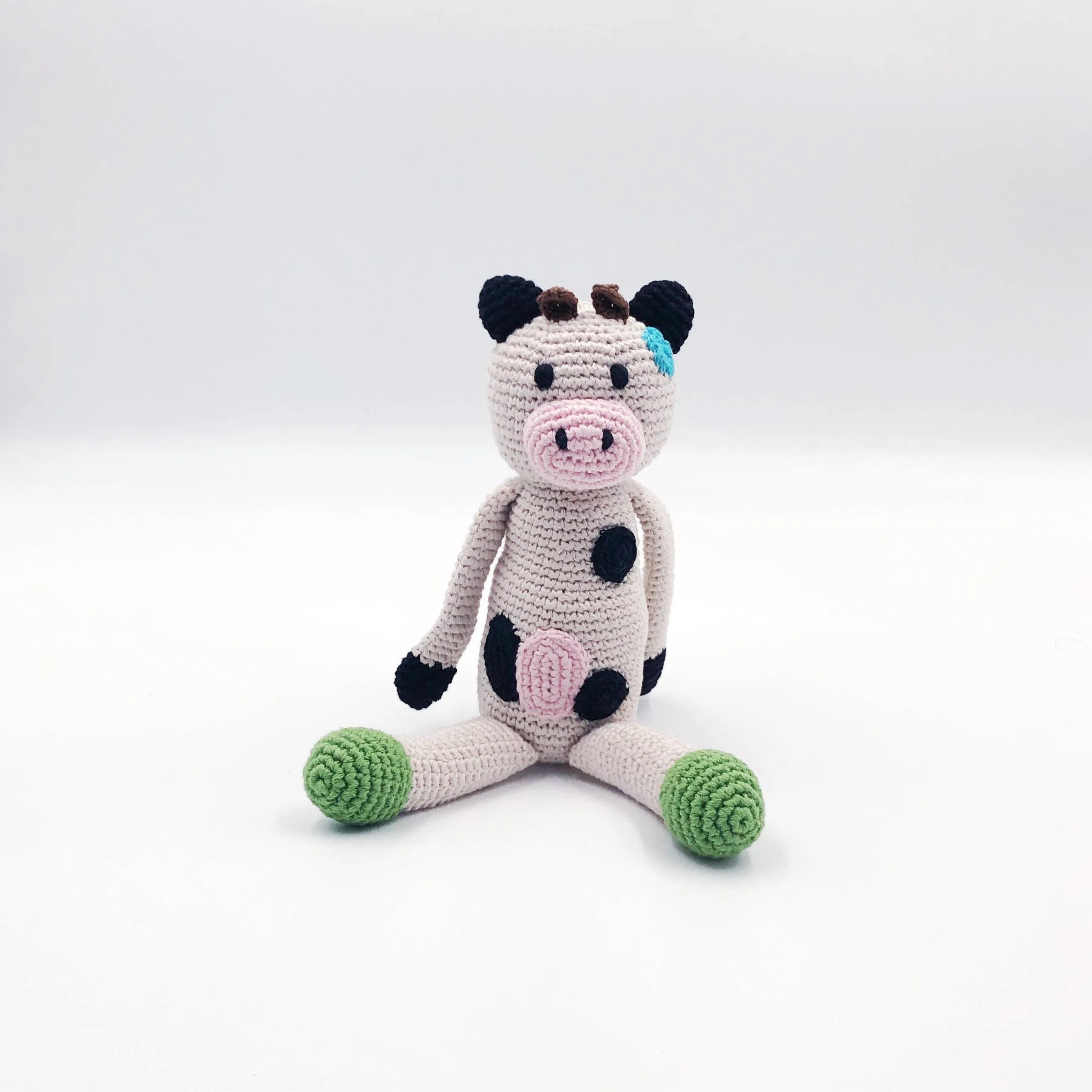 Crocheted Cow Plush