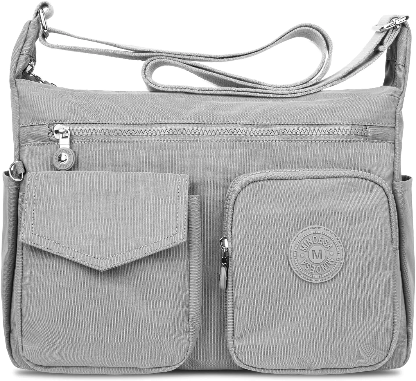 Crossbody Bags for Women Multi Pocket Shoulder Bags Purses with Adjustable Strap Waterproof Satchel Bag