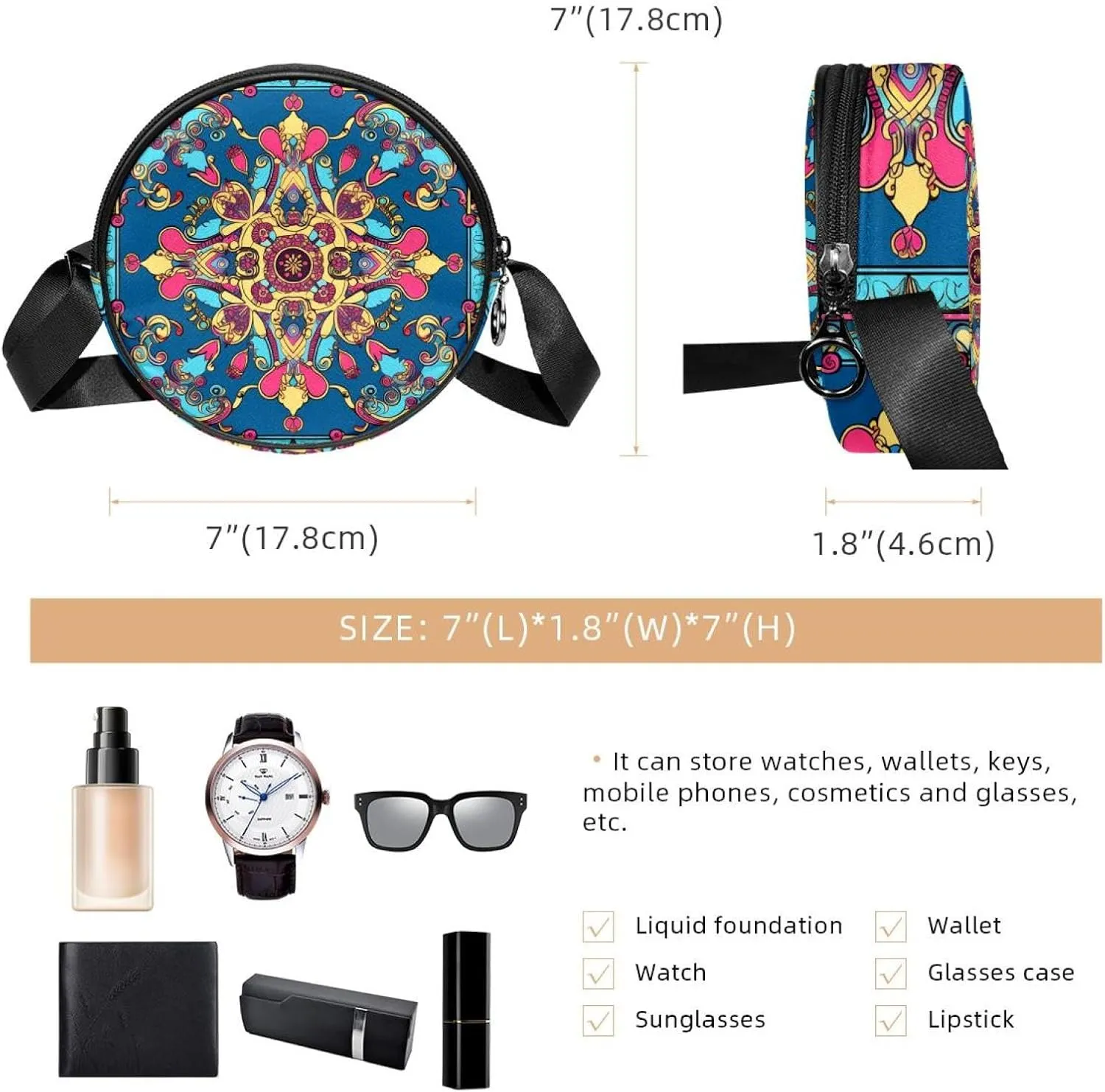 Crossbody Bags for Women,Crossbody Bag Men,Small Sling Bag,Crossbody Purse