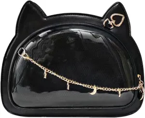 Cute Ita Bag Multi-Purpose Cat Purse Crossbody Bag Messenger Bag Shoulder Purse Kawaii Anime Pin Display Bag for Women