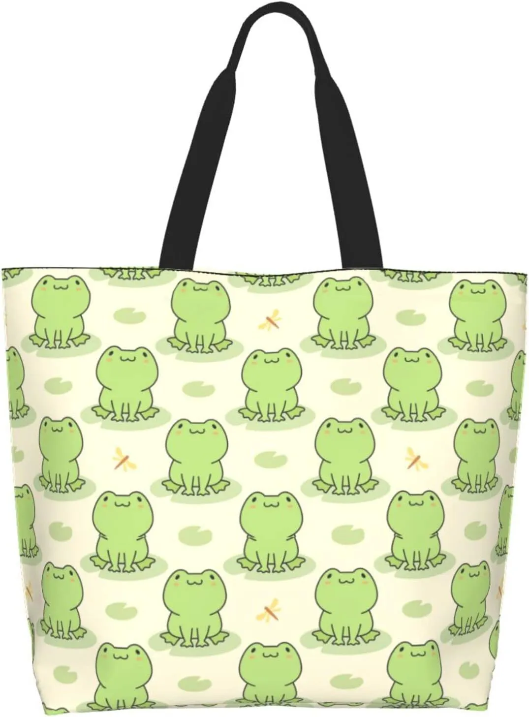 Cute Tote Bag Beach Canvas Bag Travel Reusable Grocery Shopping Bag Tote for Women Men