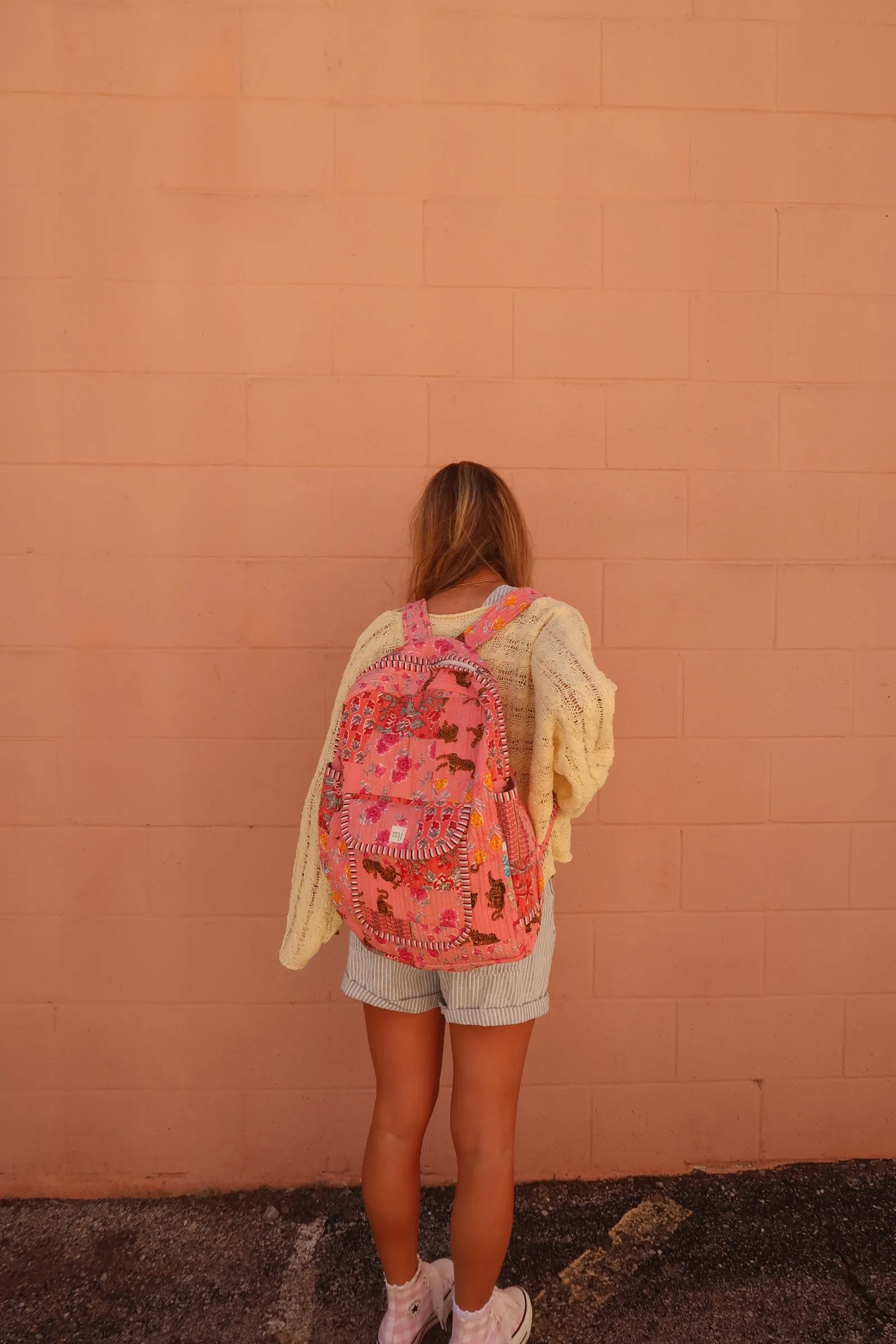 Debbie Quilted Backback