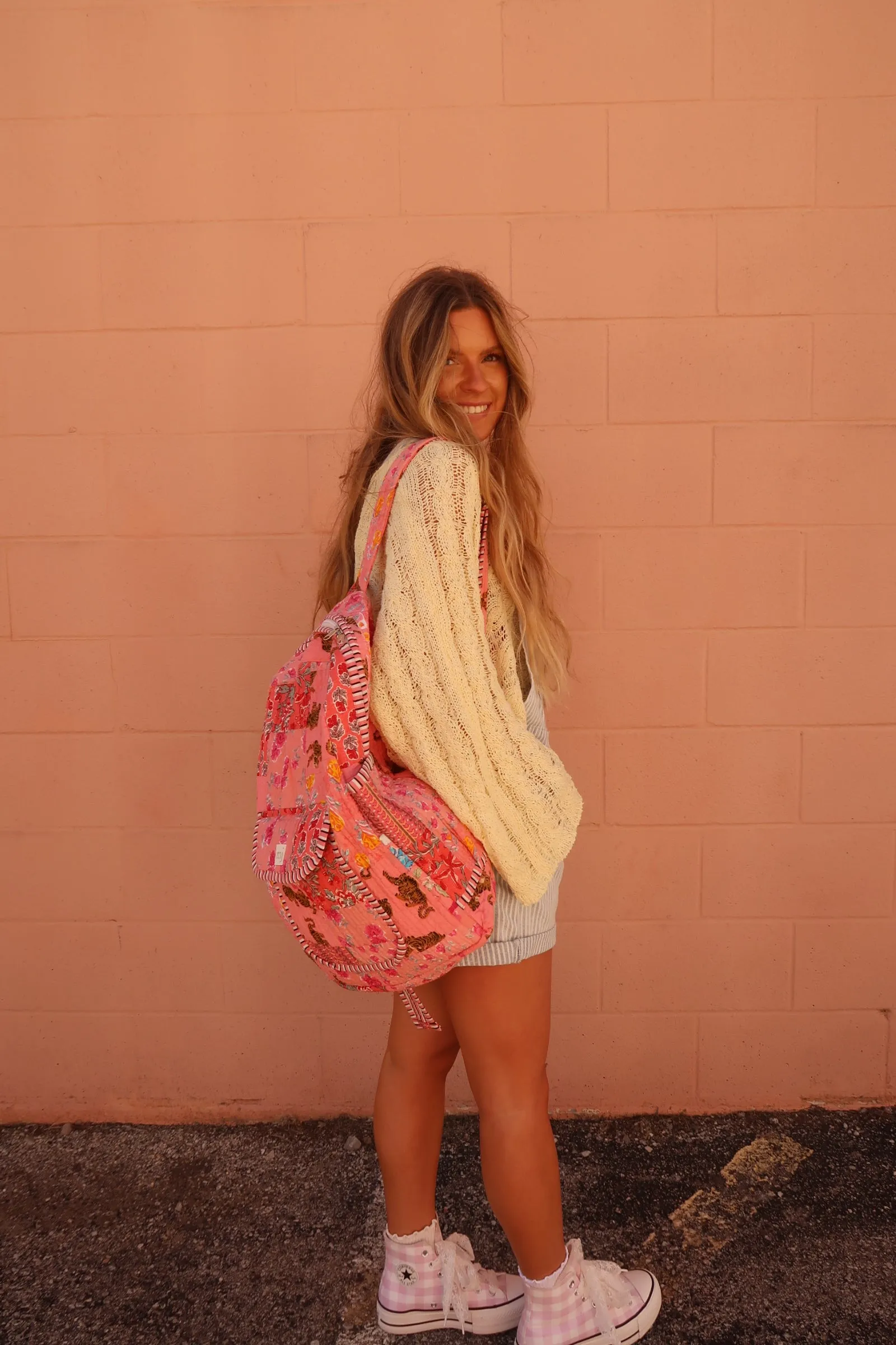 Debbie Quilted Backback