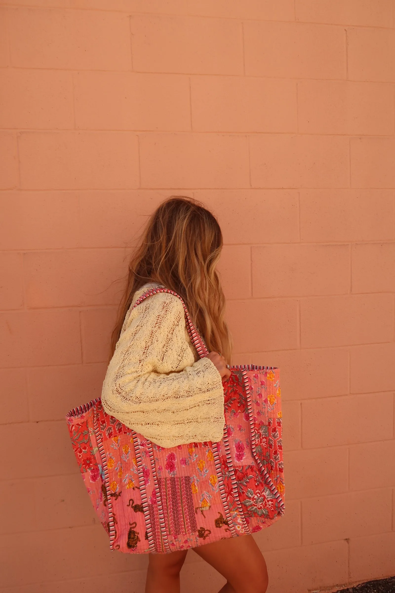 Debbie Quilted Tote Bag