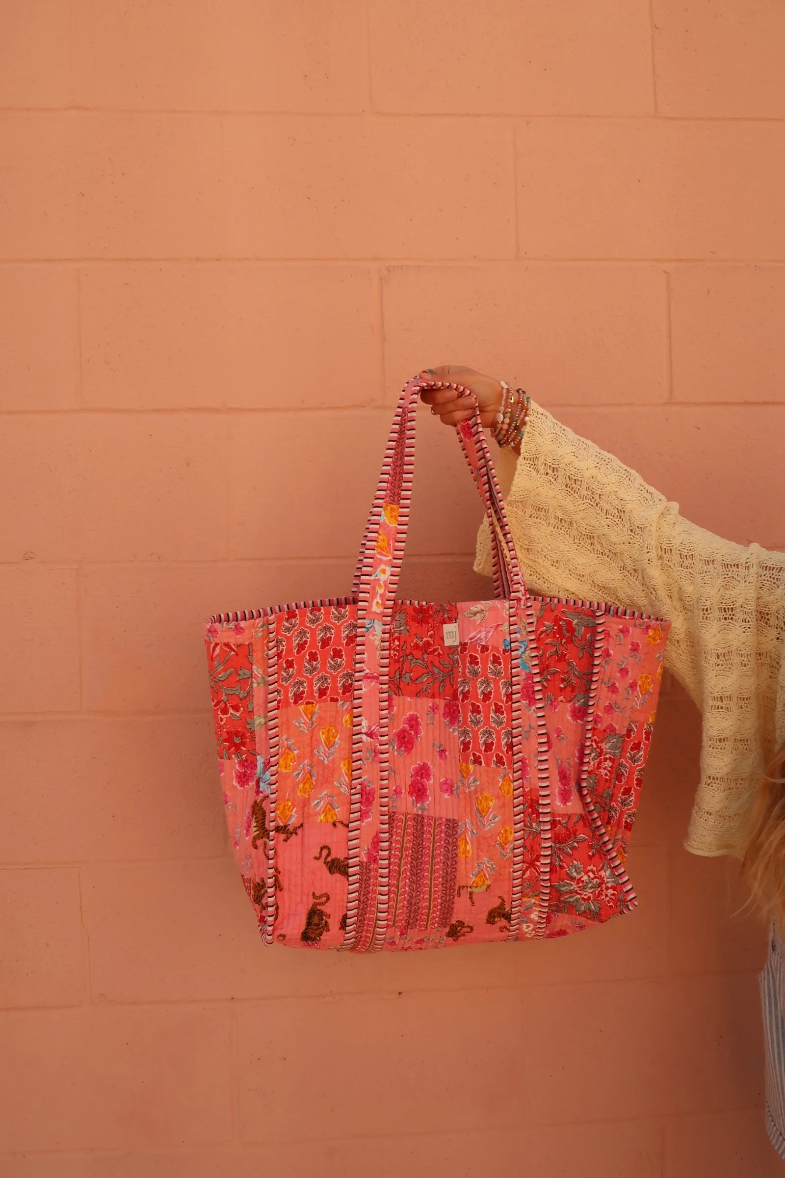 Debbie Quilted Tote Bag