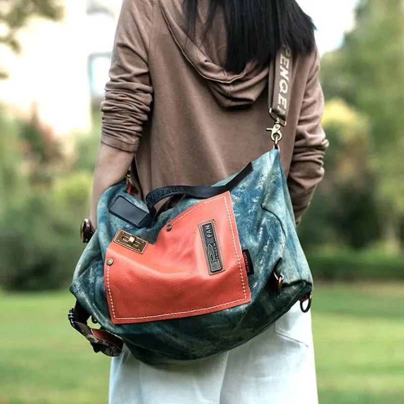 Denim crossbody bag