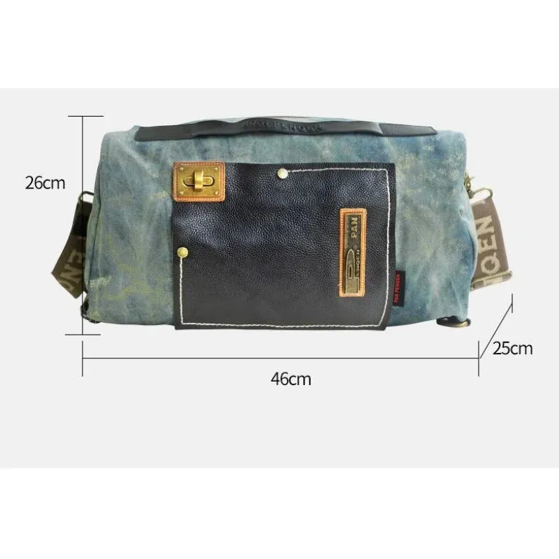 Denim crossbody bag