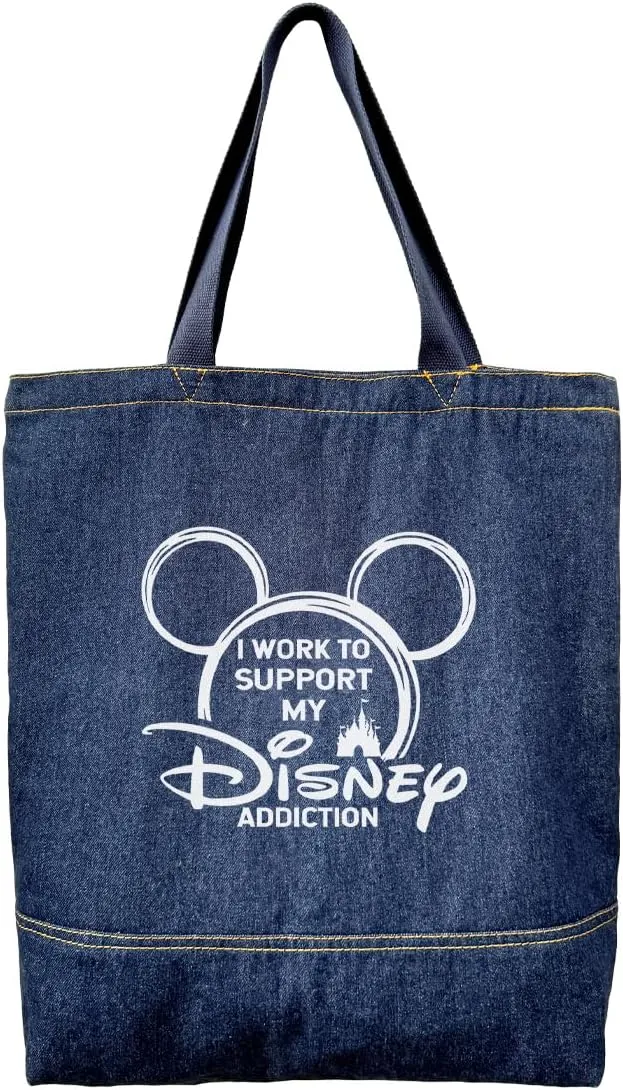 Denim Tote Bag, Denim Handbags for Women, Casual Hobo Tote Shoulder Bags, Retro Aesthetic Handbag, Women's Shopper Shoulder Handbag, Mother's Day Christmas Gift