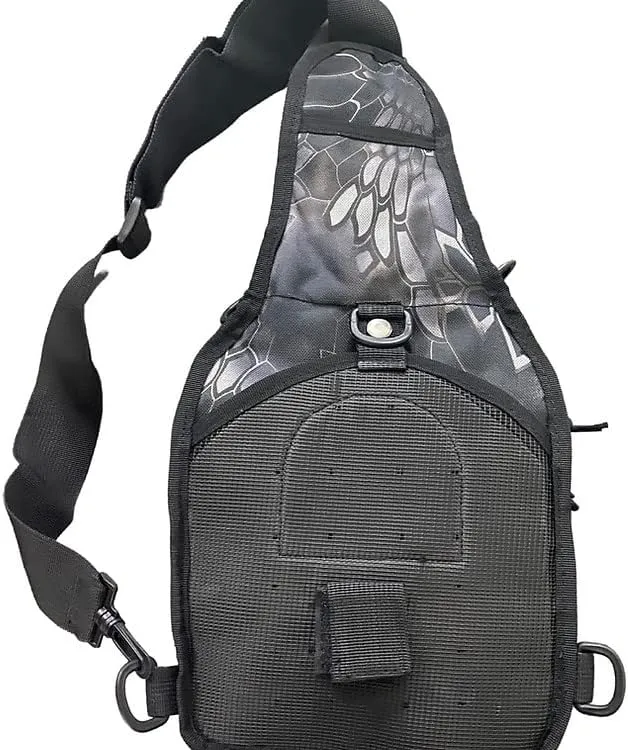 Directional Force | Toma-Hawk Shoulder Bag | Durable Crossbody Bag with Multiple Storage Compartments | Performance Apparel & Products (Phoenix Camo)