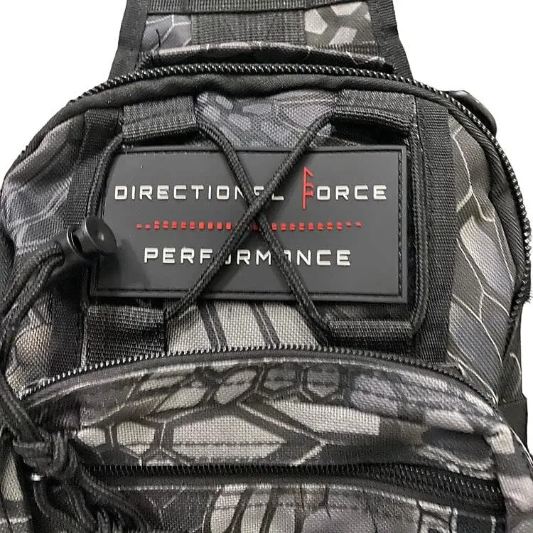 Directional Force | Toma-Hawk Shoulder Bag | Durable Crossbody Bag with Multiple Storage Compartments | Performance Apparel & Products (Phoenix Camo)