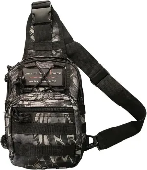 Directional Force | Toma-Hawk Shoulder Bag | Durable Crossbody Bag with Multiple Storage Compartments | Performance Apparel & Products (Phoenix Camo)
