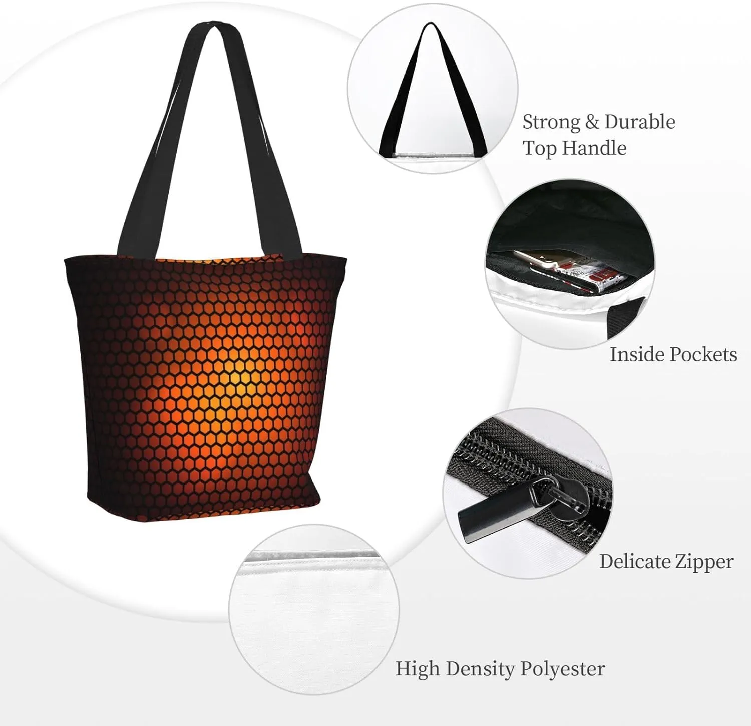 Dna Tote Bag for Women, Travel Tote Handbags for Gym