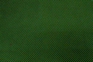 DO: Tiny Gold Dots Dark Green Patchwork / Craft Fabric