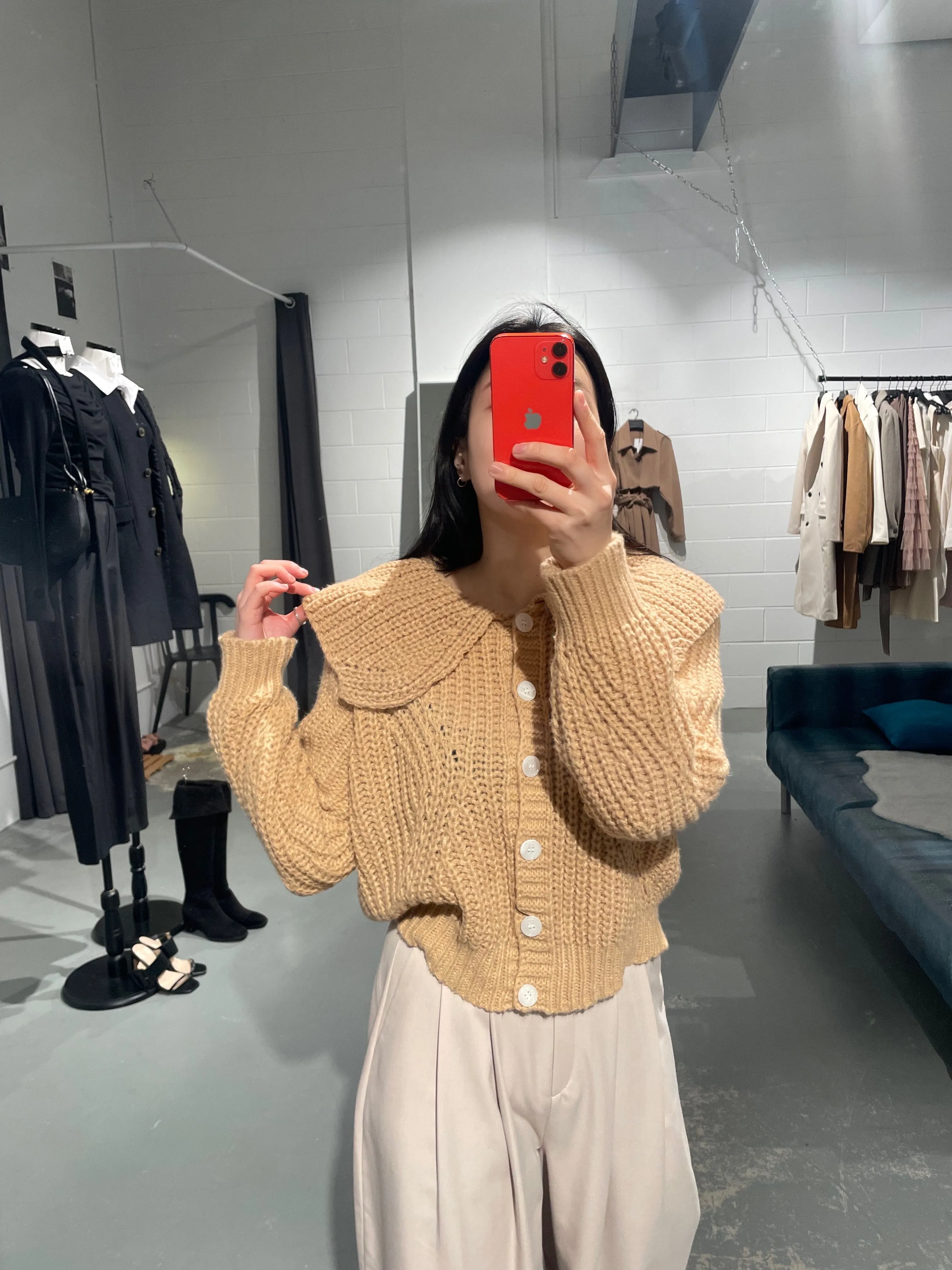 Dodori Collar Knit Cardigan