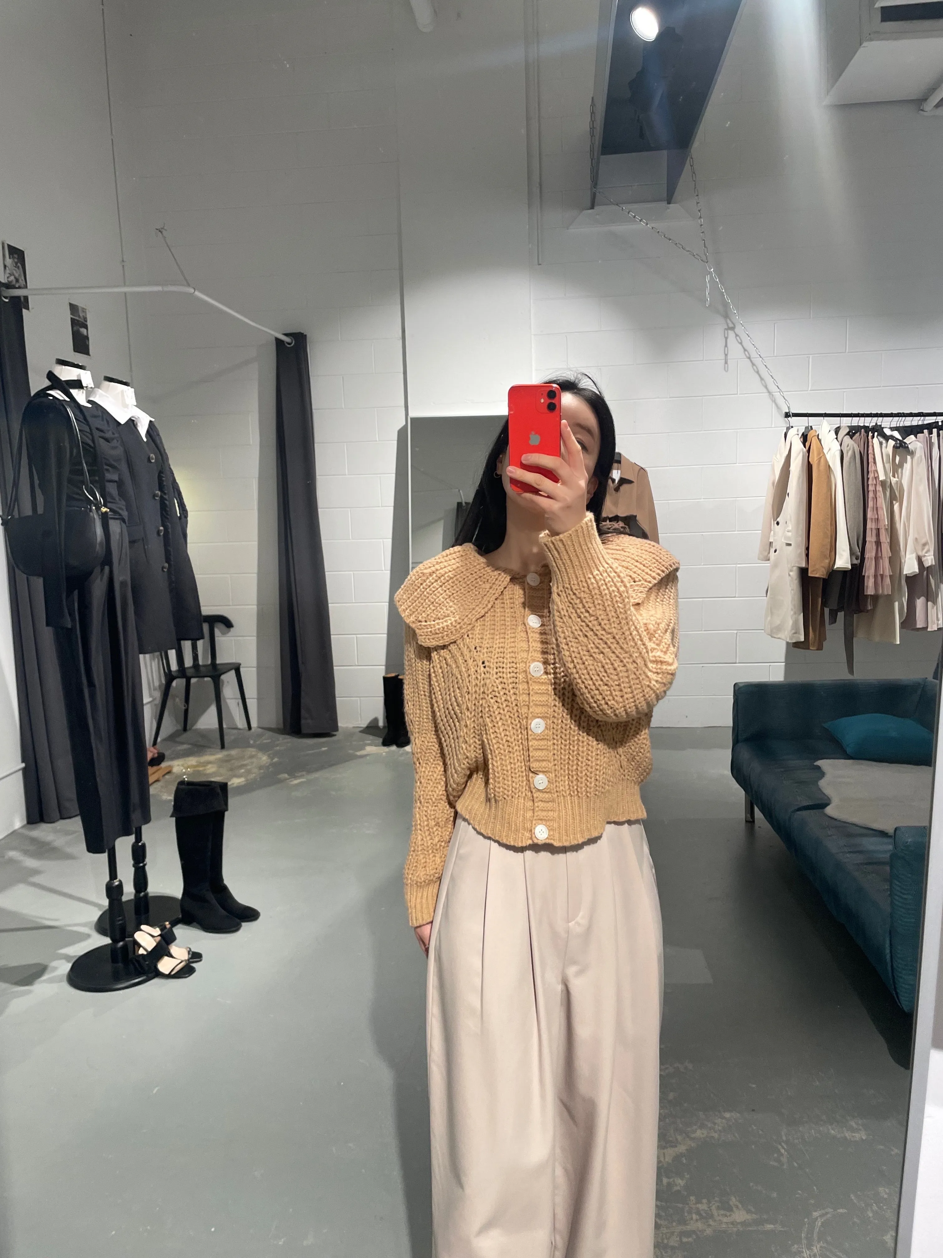 Dodori Collar Knit Cardigan