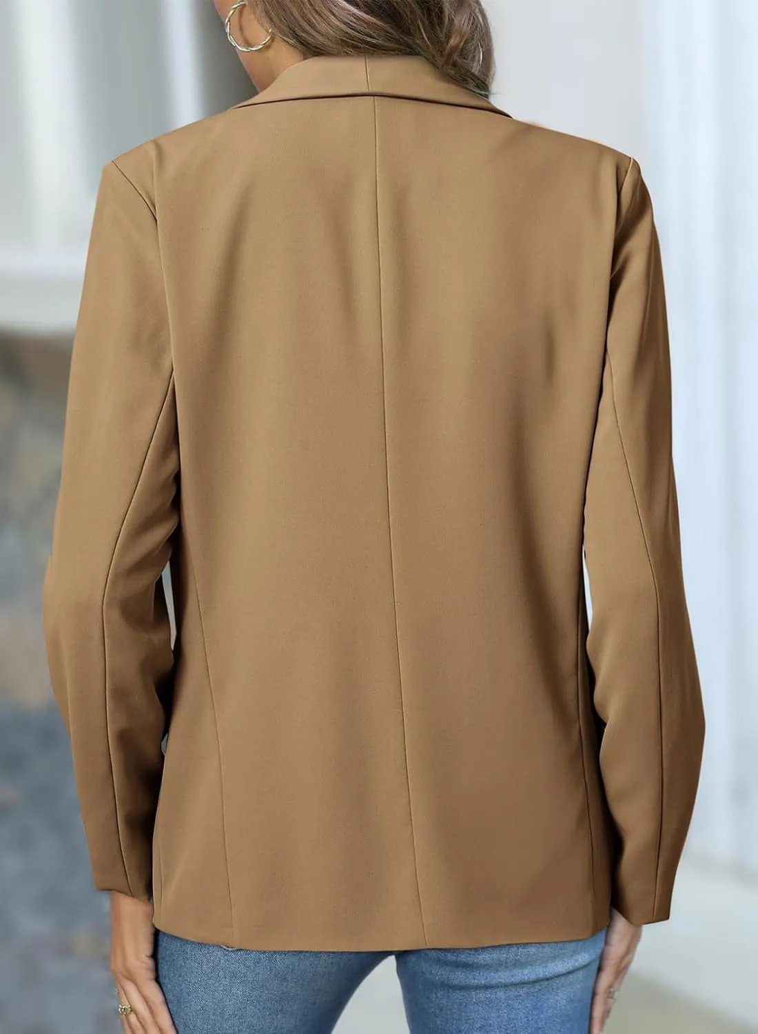 Dokotoo Blazers for Women Business Casual Long Sleeve Open Front Lightweight Work Office Suit Jackets Blazer