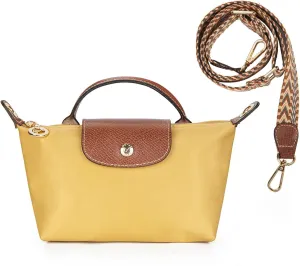 DOMAT Crossbody Bag for Women, Chic Lightweight Purse with Leather Top-handle, Compact Clutch Bag, Shoulder Handbag