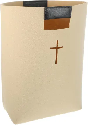 Elegant Felt Tote Bag for Bible Multi-Function Shopping Bag Large Travel Tote for Church School Travel