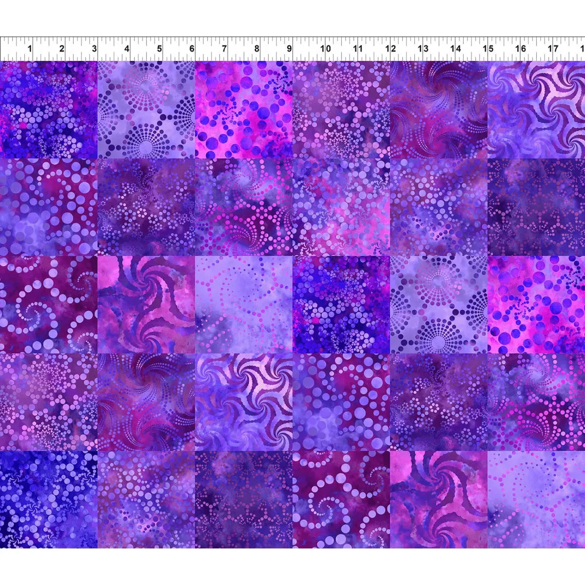 Elysian Patchwork in Purple