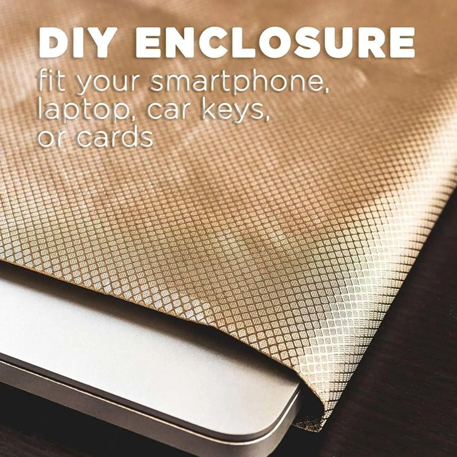 EMF Blocking Fabric RFID Fabric RF Blocking Fabric Faraday Material RF Blocker Fabric Anti Radiation Blanket Shield Faraday Bags for Generators,silver-2x1.1m