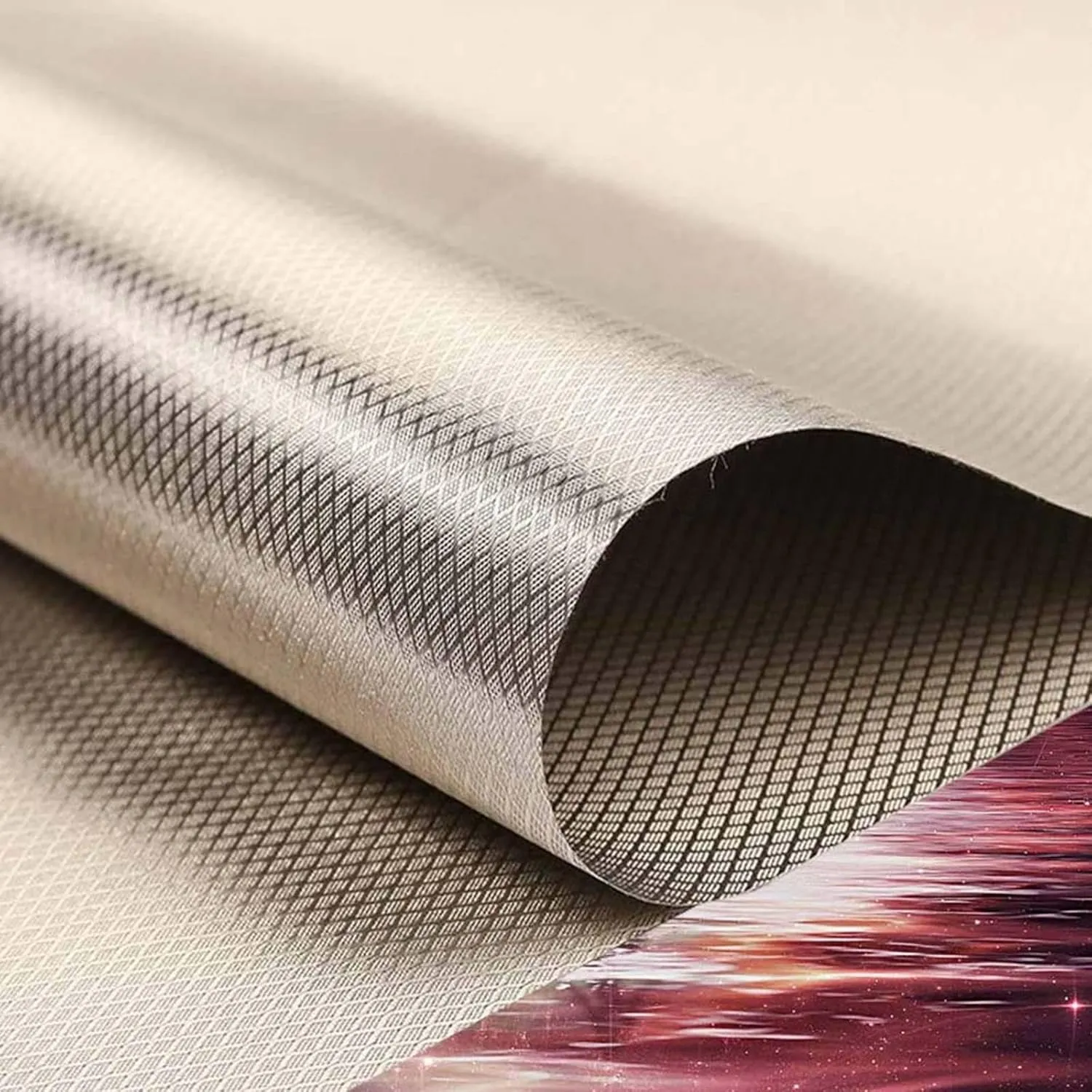 EMF Blocking Fabric RFID Fabric RF Blocking Fabric Faraday Material RF Blocker Fabric Anti Radiation Blanket Shield Faraday Bags for Generators,silver-2x1.1m