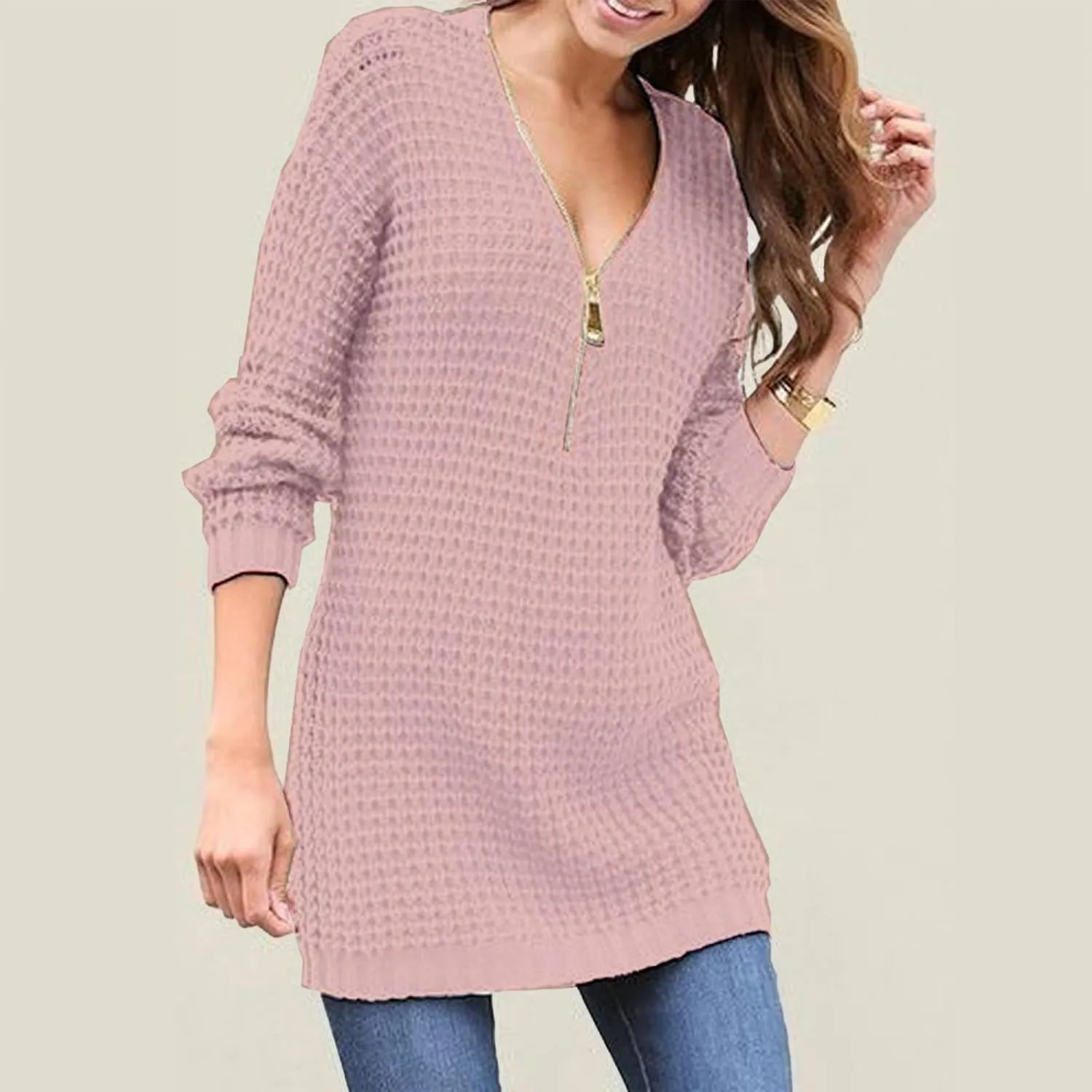 Fall Clothes Women Sweaters Casual Long Sleeve Open Front Button Up Ribbed Fall Sweater Button Up Sweaters for Women