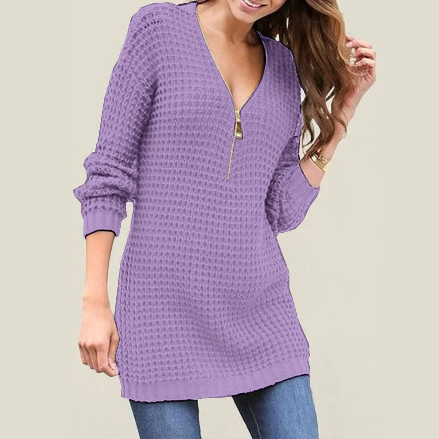 Fall Clothes Women Sweaters Casual Long Sleeve Open Front Button Up Ribbed Fall Sweater Button Up Sweaters for Women