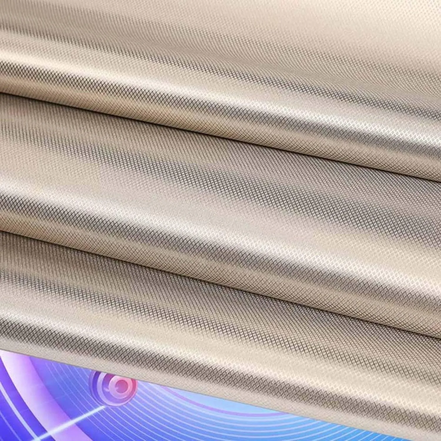 Faraday Fabric Blocking RFID/RF Copper EMF Protection Fabric Shielding for Smart Meters Prevent from Radiation/Singal/WiFi/Shields RF Signals,silver-5x1.1m