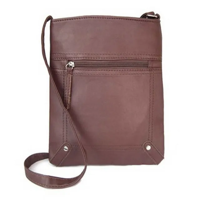 Fashion Women PU Leather Messenger Bags Crossbody Chain Bag and Handbags With Metal Chain  2020 fashion Small package