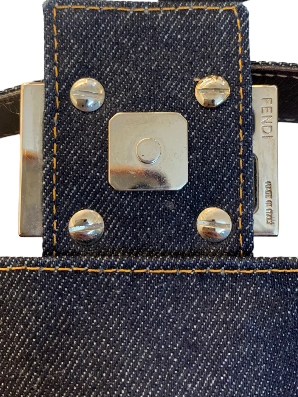 FENDI - Floral Patchwork Baguette