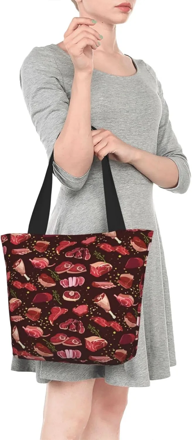 Flaming Soccer Ball Tote Bag for Women, Travel Tote Handbags for Gym