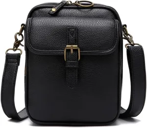 Forcipower Crossbody Leather Bag,Anti-theft Forcipower07 Purse with RFID,Large Capacity Cross Body Bags for Women