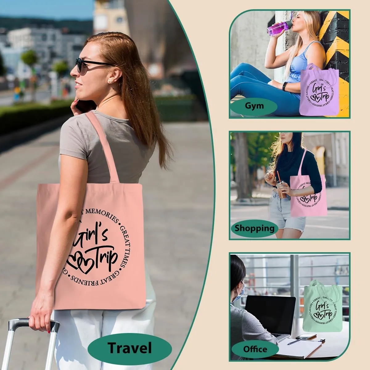 Friend Trip Gifts Favors 2025, Sister Weekend Gifts Tote Bag Goodie Gifts, Bestie Gifts Vacation Weekend Bag Friendship Gifts