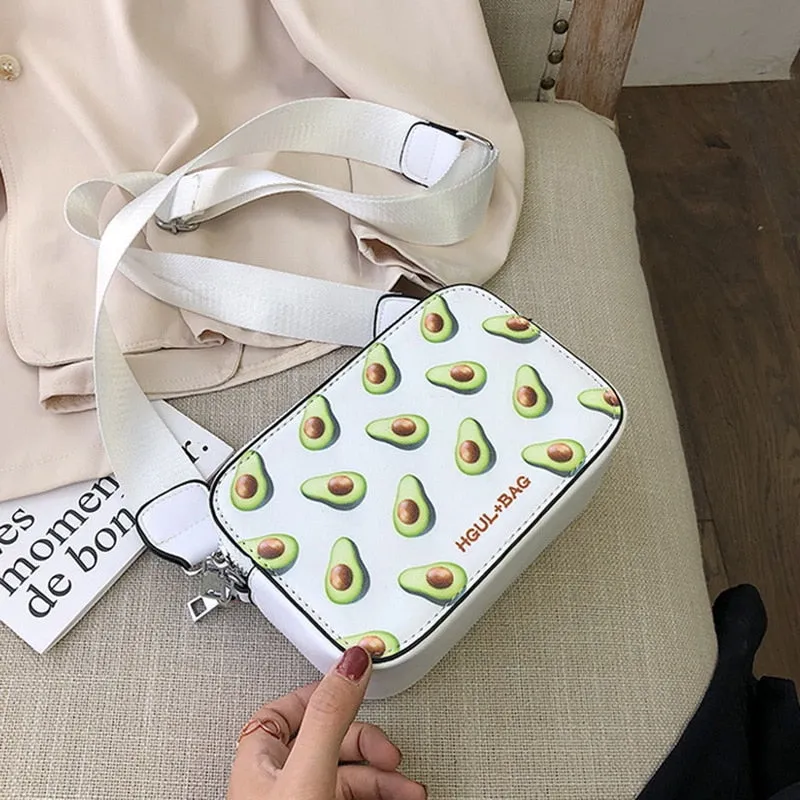 Fruit Avocado Handbags