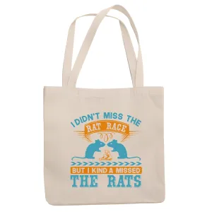 Fun Gifts for Rat Lovers Show Your Love for Rodents Natural White Multicolor Canvas Tote Bag
