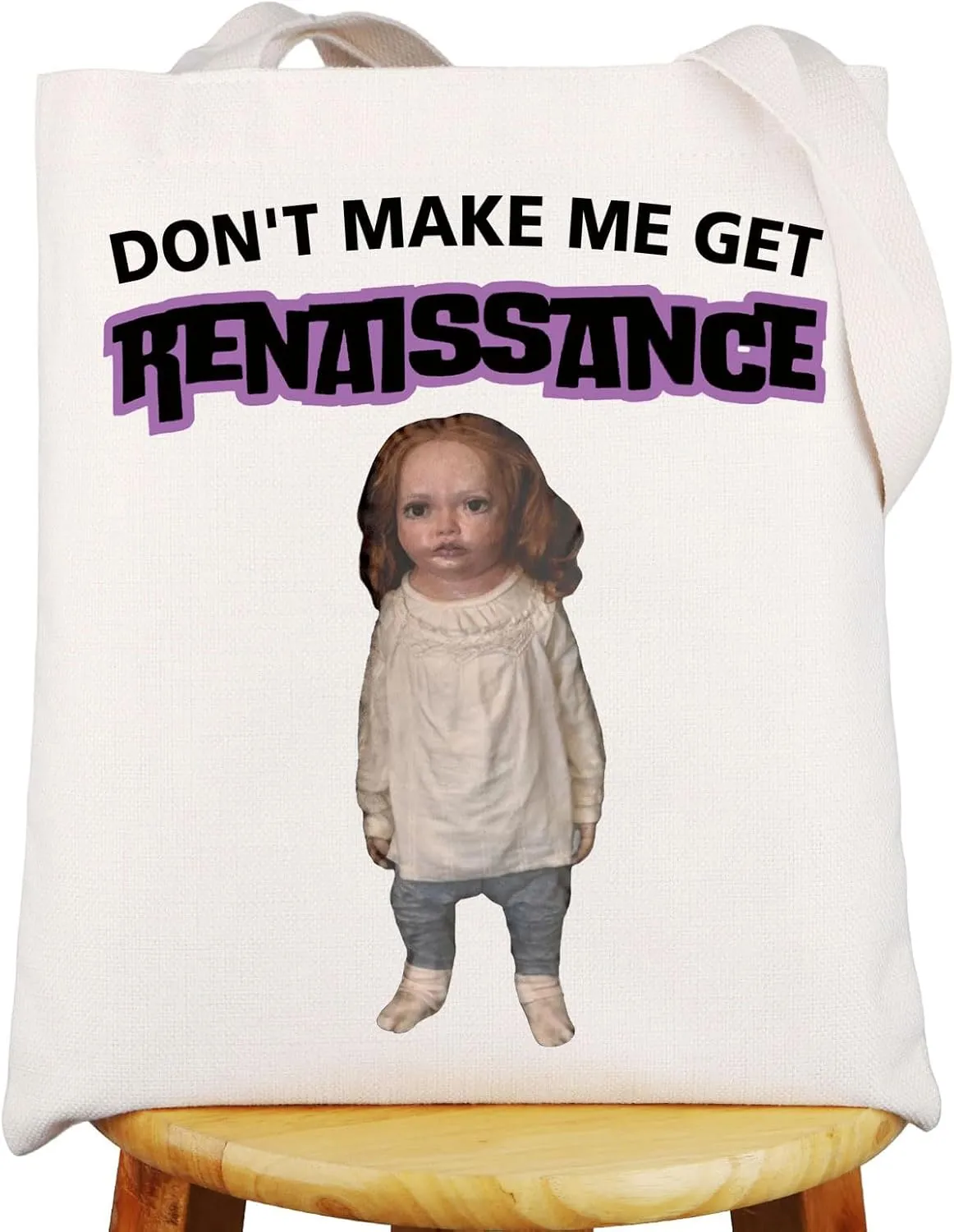 G2TUP Vampire Tote Bag Don't Make Me Get Renaissance Vampire Lover Gifts Cullen Shoulder Bag