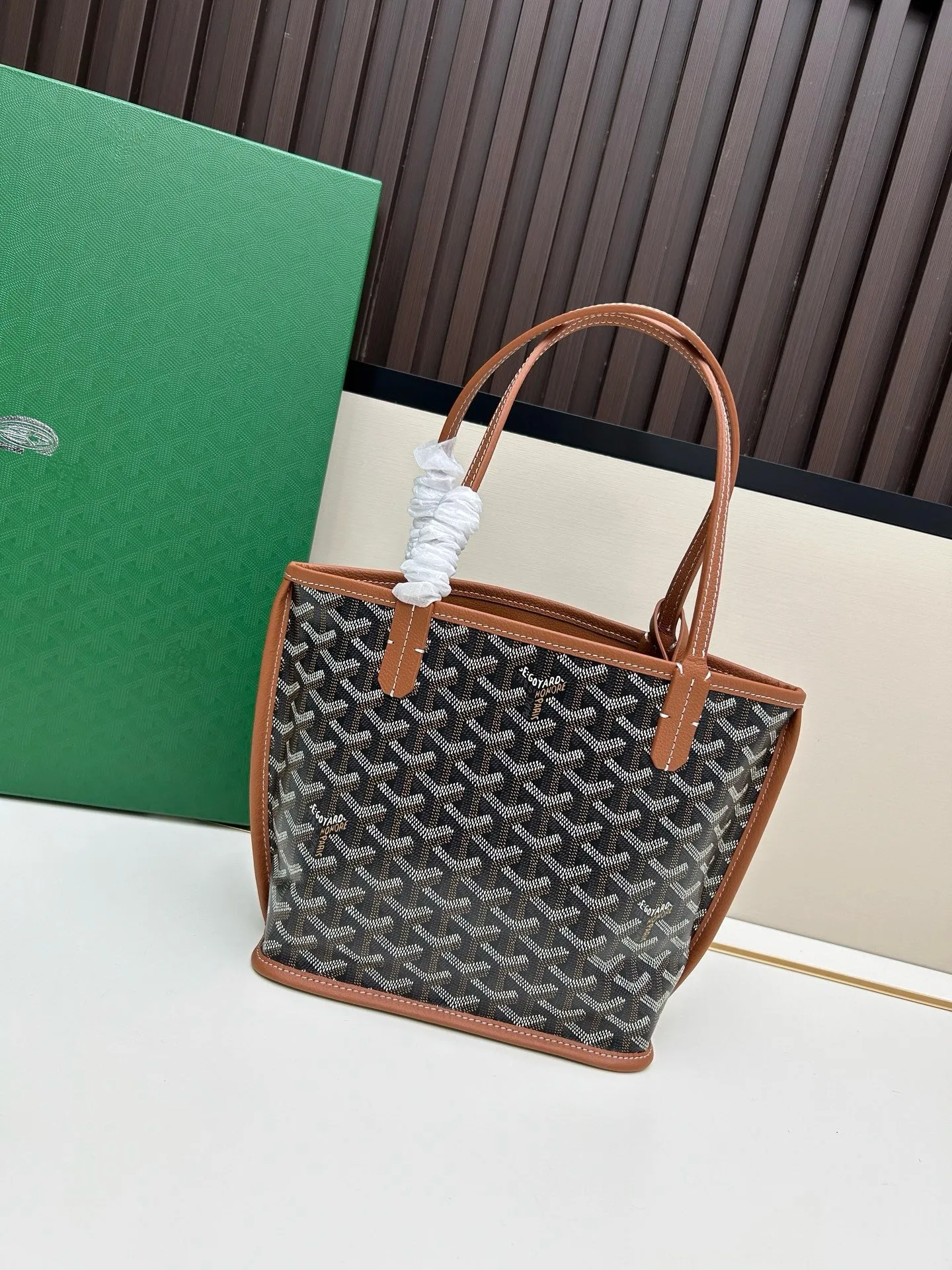 G*d Dog Tooth Double-Sided Tote – Mini