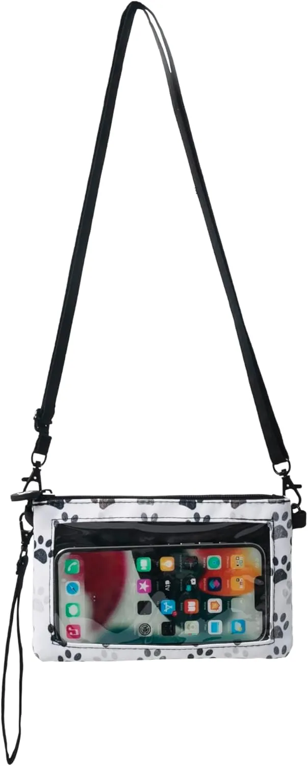 geckobrands Mobile Phone Pouch – Touchscreen Friendly with Wristlet & Crossbody Strap