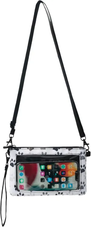 geckobrands Mobile Phone Pouch – Touchscreen Friendly with Wristlet & Crossbody Strap