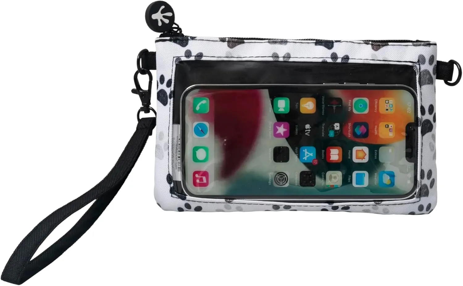 geckobrands Mobile Phone Pouch – Touchscreen Friendly with Wristlet & Crossbody Strap