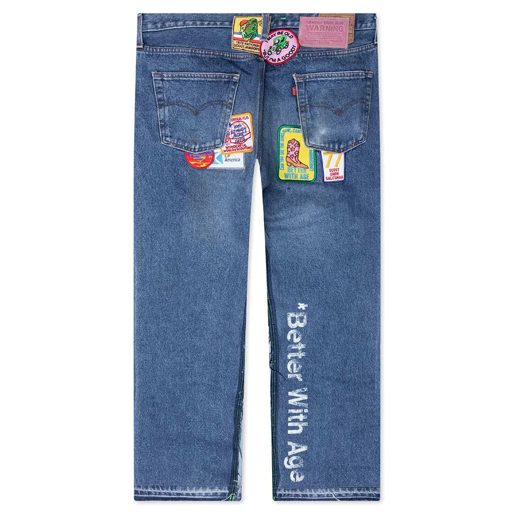 Gentlemen's Denim Pants - Indigo