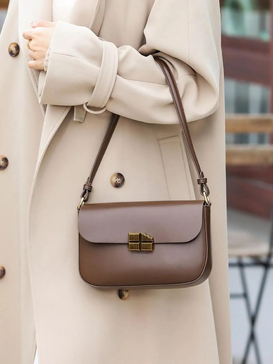Genuine Leather Crossbody Bags For Women, Small Shoulder Handbags