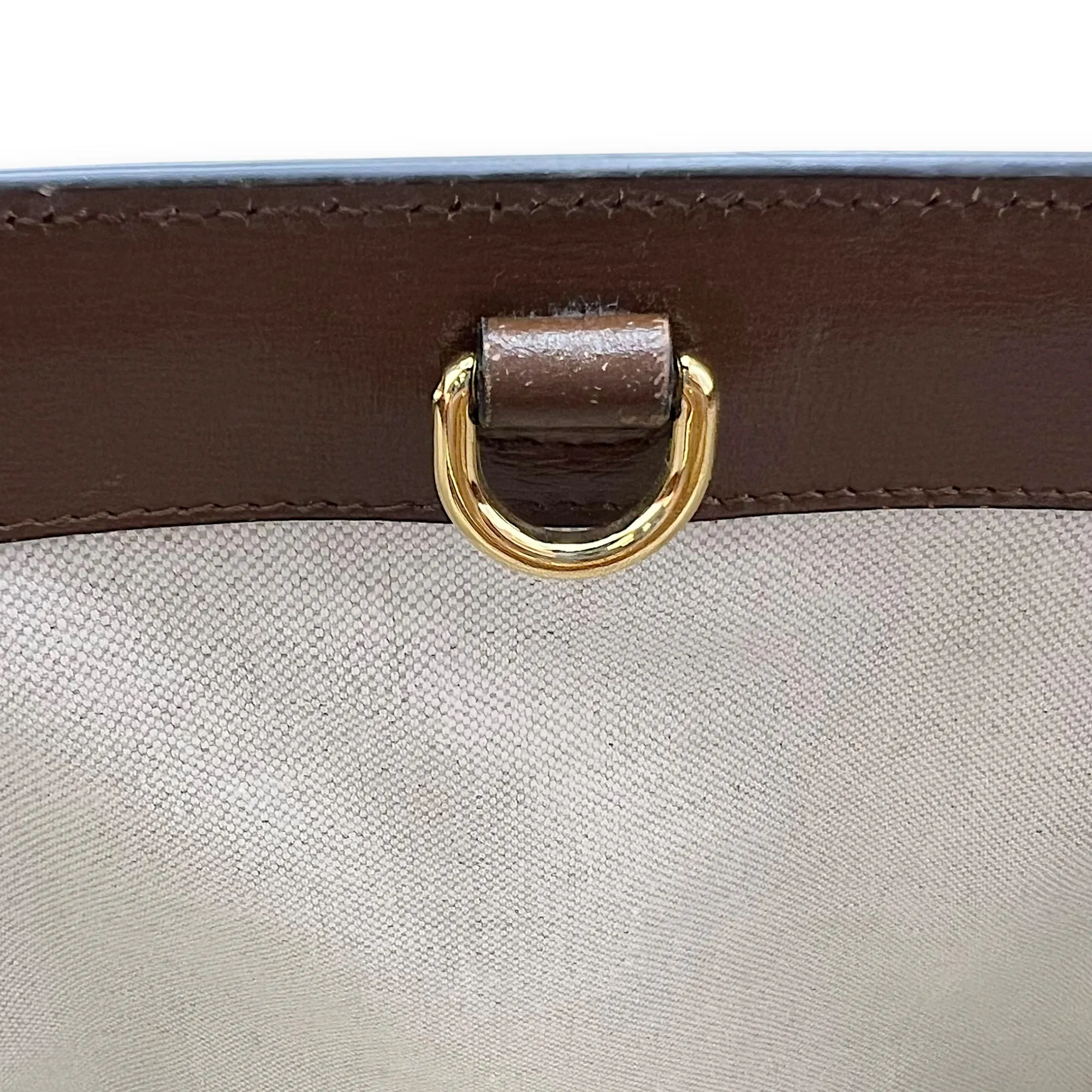 GG Supreme Brown Tote Bag in Interlocking GG Supreme, Gold hardware