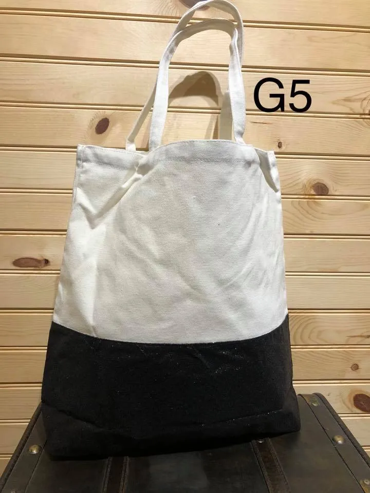 Glitter Tote - G5 - Black