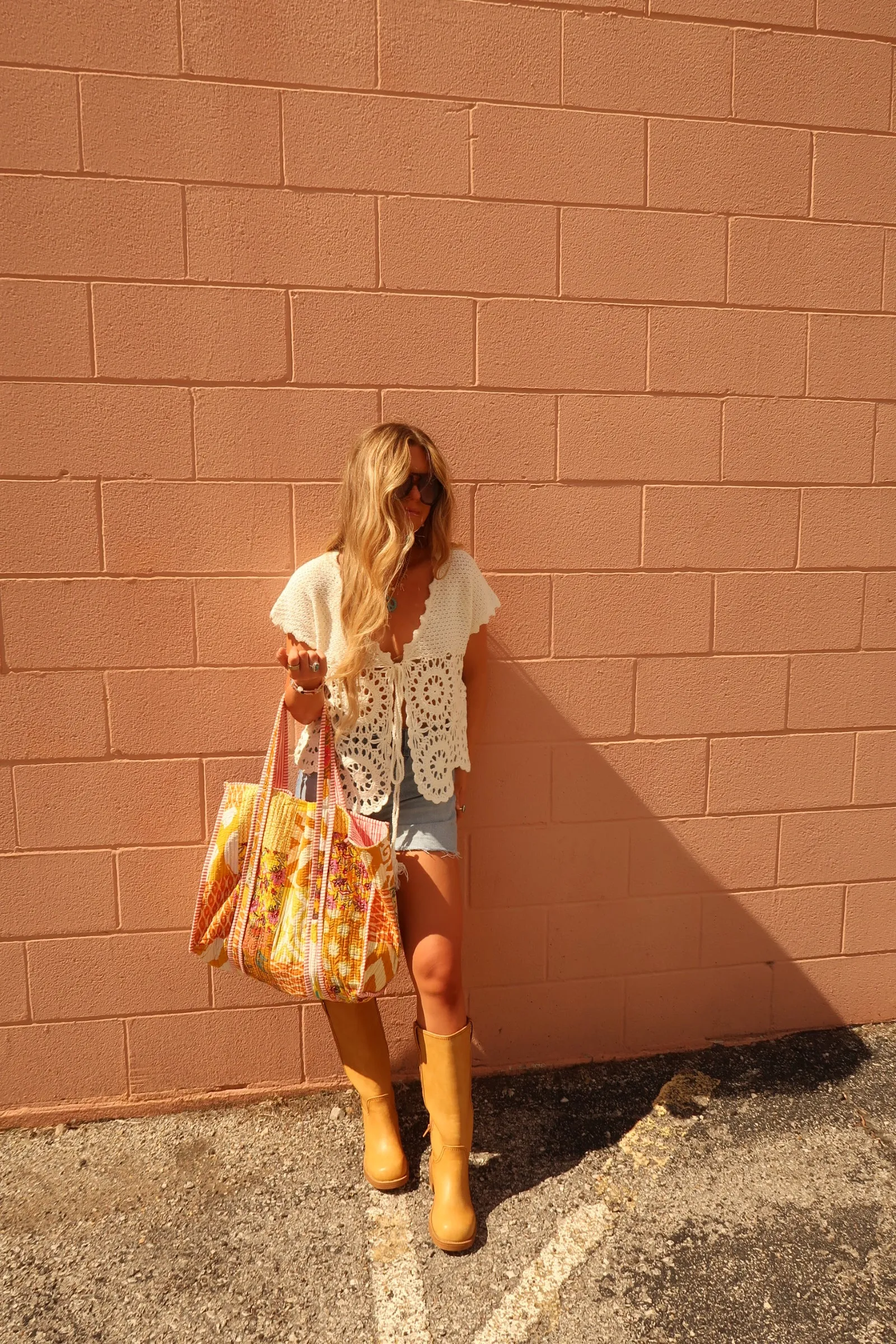 Goldie Quilted Tote Bag