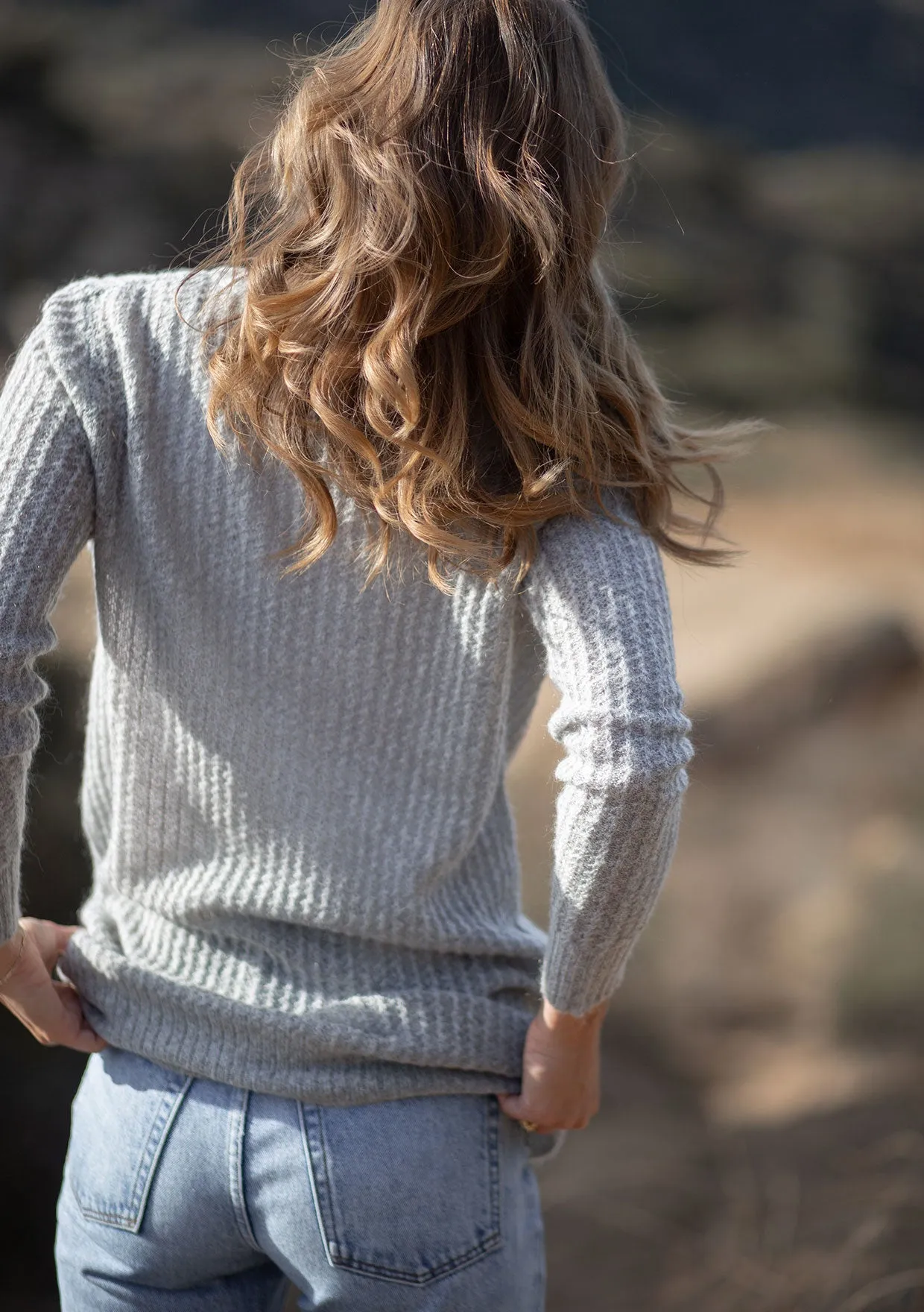 Grey Casual Lightweight Button Front Cardigan
