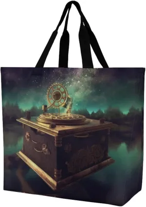 Grocery Bag Reusable Tote Bag Foldable Flying Dragon Shopping Bag Handbag Washable Shoulder Bag for Travel