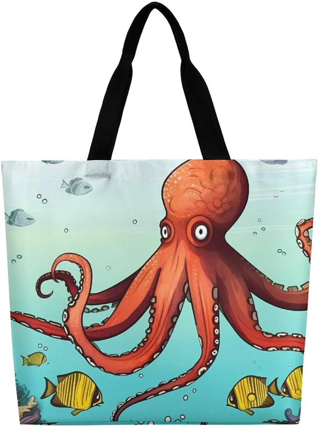 Grocery Bag Reusable Tote Bag Foldable Handmade Red Love Heart Shopping Bag Handbag Washable Shoulder Bag for Travel