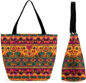 Grocery Bag Reusable Tote Bag Foldable Heron Shopping Bag Handbag Washable Shoulder Bag for Travel